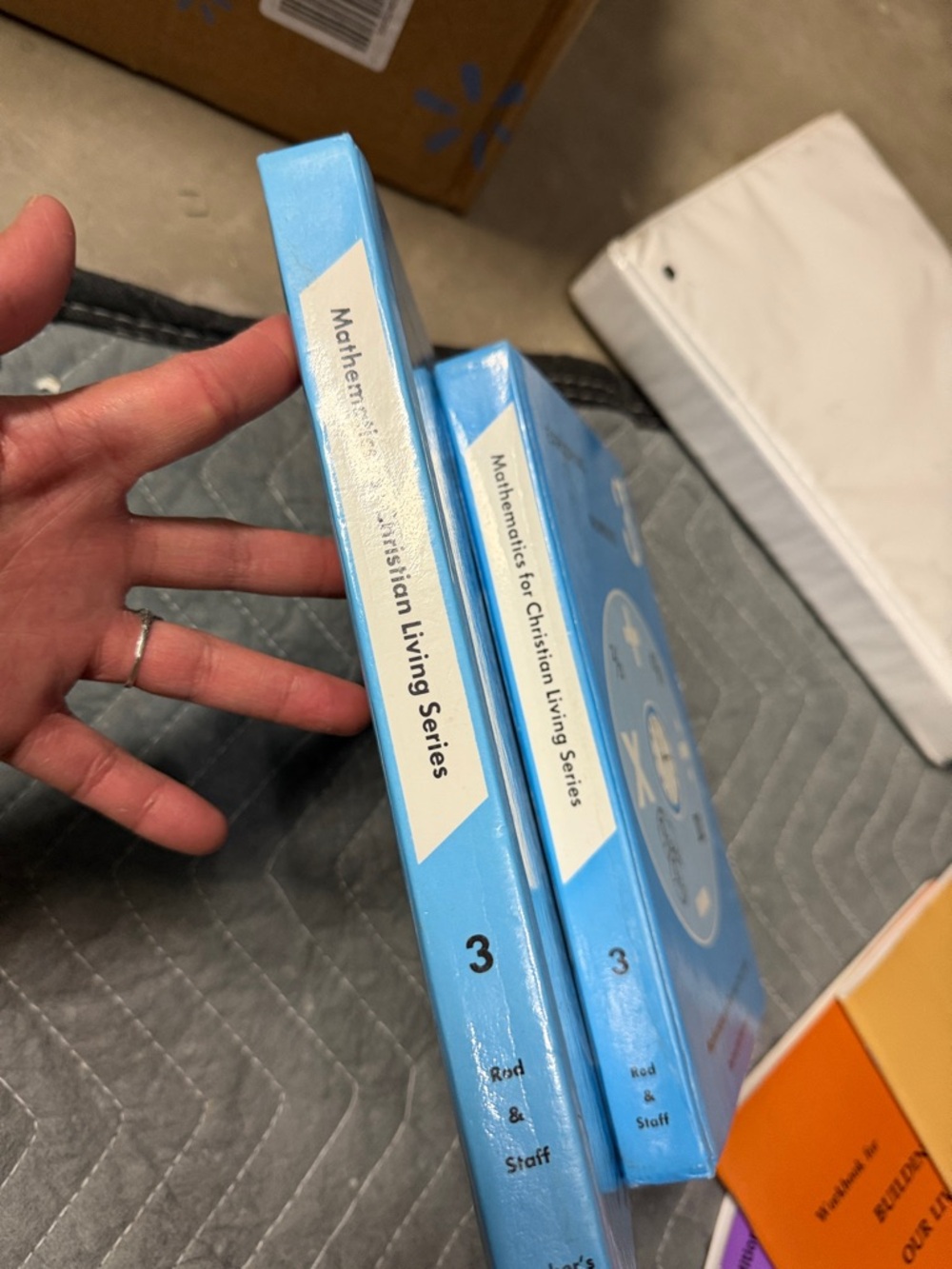 Exploring Numbers 3 - Light Blue Math Textbook (Set) homeschool - Picture 2 of 2